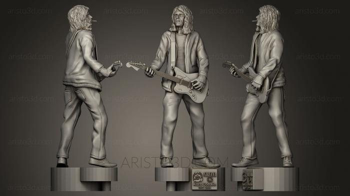 Statues of famous people (STKC_0061) 3D model for CNC machine